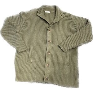 Coofandy Men's‎ Button Front Ribbed Cardigan Sweater